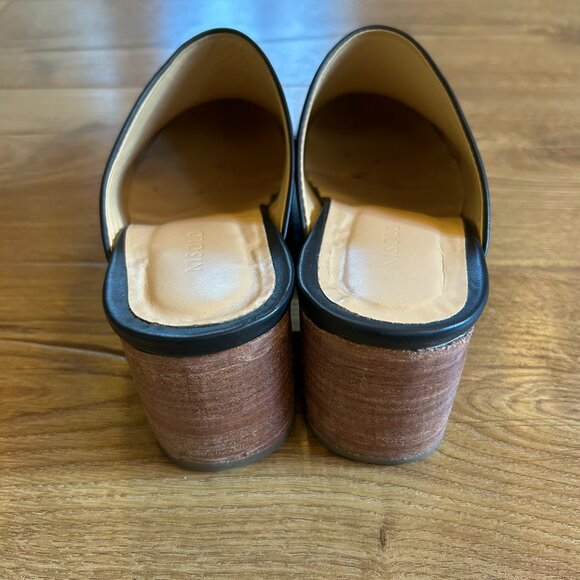 Nisolo All-Day Heeled Mule - Black - Picture 4 of 5